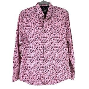 Lords of Harlech NWOT Long Sleeve Button Down Floral Dress Shirt Men's Size S